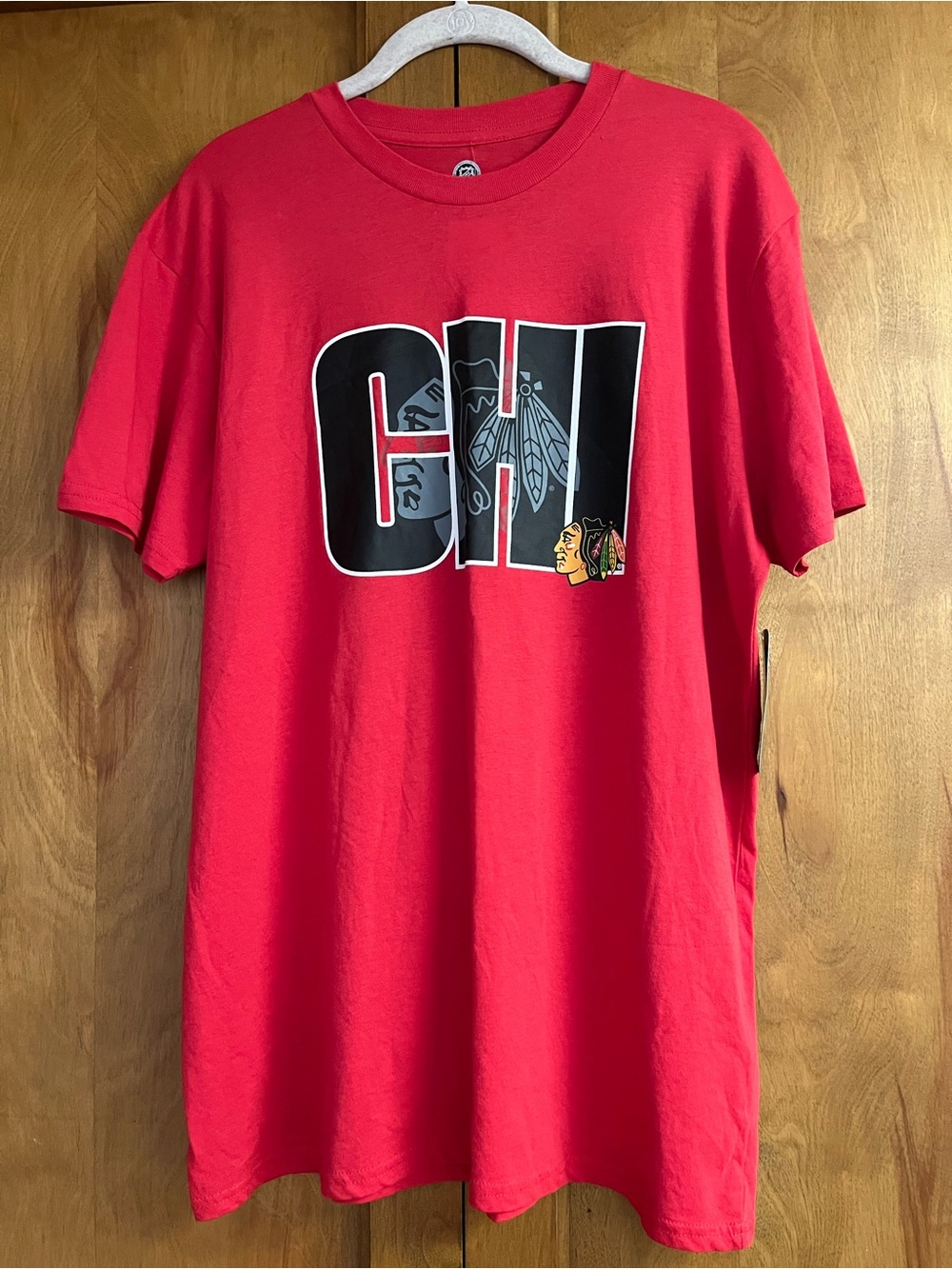 NHL Red Chicago Blackhawks Short Sleeve Graphic Tee
